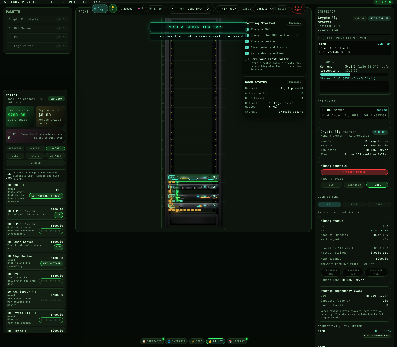 Residential Grid panel showing live rate and peak/off-peak pricing